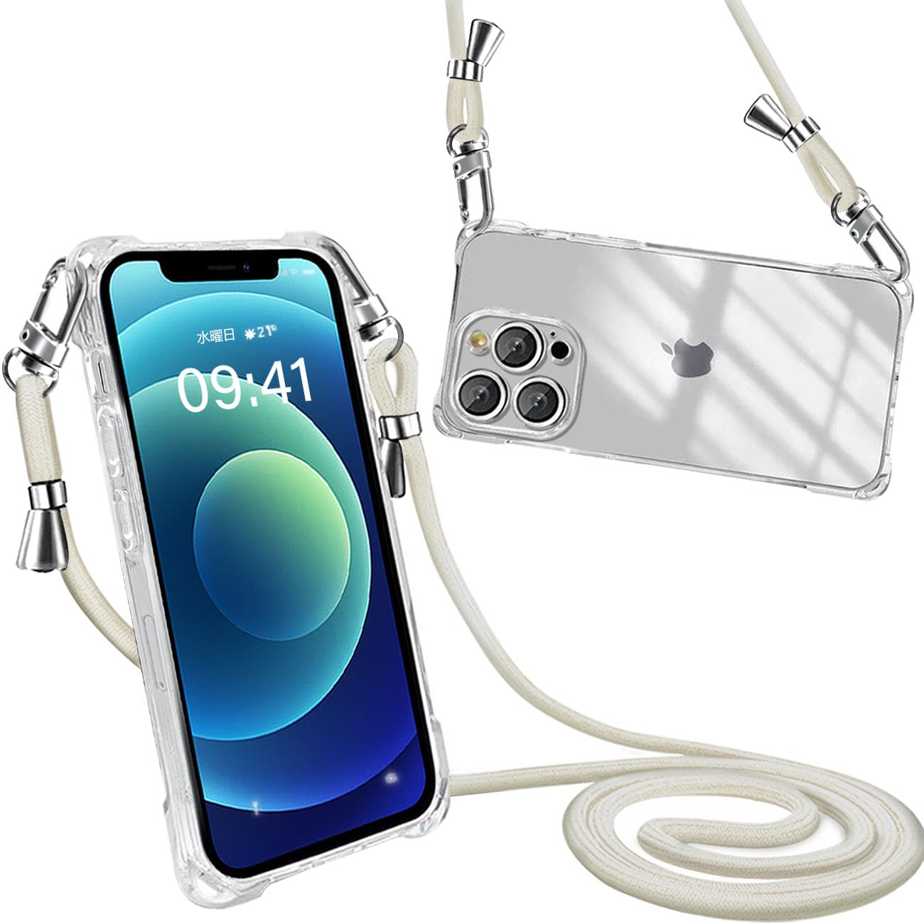 津*田様 Apple iPhone 12ホワイト 本体 + ケース2個 + 充電